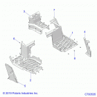 RANGER 1000XP PS CREW NSTR Body, rear floor - r20rsu99aa  /  ax  /  a9  /  ap...