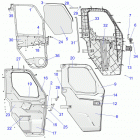RANGER 1000XP PS NSTR RC Body, door, full - r20rrw99a9  /  aa  /  af  /  ap...