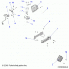 POLARIS GENERAL 1000 PREM (G20GAP99AM) Electrical, components and options - g20gap99am (c...