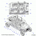 RZR TURBO 4 Body, decals - z20n4e92al  /  ar  /  bl  /  br  / ...