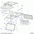 RANGER 1000XP PS CREW NSTR Body, roof and cab - r20rsu99aa  /  ax  /  a9  /  ...