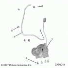 RANGER 1000XP PS NSTR RC Drive train, front gearcase mounting - r20rrw99a9 ...