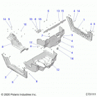 RZR 570 3PC Body, floor and rocker panels - z20cha57k2 (49rgrf...