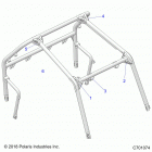 RZR 1000S 60 INCH EPS TRACTOR Chassis, cab frame accesories- z20ass99c2  /  ch (...