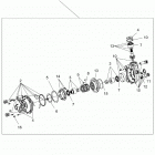 RZR XP TURBO S Drive train, front gearcase - z20pal92ag  /  ap  /...