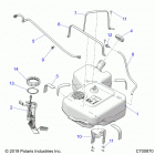 RANGER 1000XP EPS EU/TR/ZUG Body, fuel tank - r20rre99j1 (c700870)