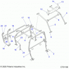 RZR 1000S4 Chassis, cab frame - z20a4e99ah  /  bh  /  lh (c70...