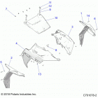 RZR Body, hood and front body work - z20ase99ah  /  lh...