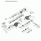 RANGER 570 CREW Drive train, main gearcase - r20m4a57b1  /  b9  / ...