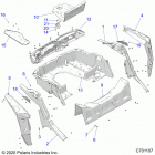 RZR 1000S4 Body, rear rack and fenders - z20a4e99ah  /  bh  /...