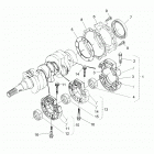 RANGER 902D EU/TRACTOR Engine, main bearing case - r20rred4f1  /  n1  /  ...