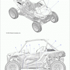 RZR XP TURBO S Body, decals, graphics, ghost gray - z20pal92ag  /...