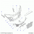 RZR TURBO PRO XP LT Body, front bumper - z20rab92lr  /  d92lc  /  e92l...