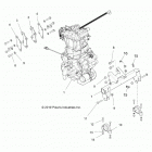 RANGER 570 CREW FULL SIZE Engine, engine and transmission mounting - r20cda5...