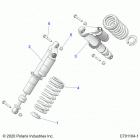 RZR 1000S4 Suspension, front shock mounting - z20a4e99ah  /  ...