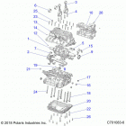 RZR Engine, crankcase and crankshaft - z20ase99ah  /  ...