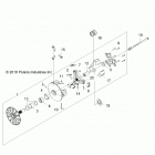 RZR TURBO 4 Drive train, primary clutch - z20n4e92al  /  ar  /...