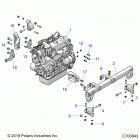 RANGER 902D EU/TRACTOR Engine, mounting - r20rred4f1  /  n1  /  sd4c1 (c7...
