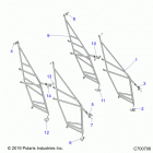 RANGER 1000 CREW FULLSIZE PS FO (R20T6U99AM/AS/BM/BS) Body, side nets - r20t6u99am  /  as  /  bm  /  bs ...