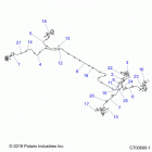 RANGER 1000 CREW FULLSIZE PS FO (R20T6U99AM/AS/BM/BS) Brakes, brake lines and master cylinder - r20t6u99...