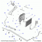 RANGER 1000XP PS Engine, cooling system - r20rre99aa  /  af  /  ap ...