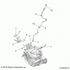 RZR XP TURBO S Drive train, main gearcase mounting - z20pal92ag  ...
