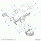 RZR 1000S4 Body, dash and glovebox - z20a4e99ah  /  bh  /  lh...