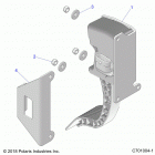 RZR XP TURBO 3PC Engine, throttle pedal - z20nae92kl (c701004-1)