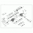 POLARIS GENERAL 1000 PREM (G20GAP99AM) Drive train, main gearcase internals - g20gap99am ...
