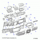 RANGER 1000XP PS Body, dash - r20rre99aa  /  af  /  ap  /  ax  /  a...
