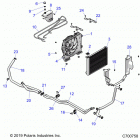 RANGER 1000 FS (R20TA_99A1/A7/B1/B7/A9/AM/AS/AZ/BM/BS/BZ) Engine, cooling system - r20taa99a1  /  a7  /  b1 ...