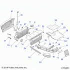 RZR XP Engine, exhaust system - z20nae99fc  /  e99nc  /  ...
