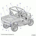 RANGER 1000XP PS NSTR RC Body, decals - r20rrw99a9  /  aa  /  af  /  ap  / ...