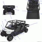 RANGER 1000XP RC CREW Body, decals - r20rsk99aa  /  ax  /  a9  /  ap  / ...