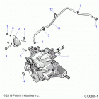 RZR 1000S 60 INCH EPS TRACTOR Drive train, main gearcase mounting - z20ass99c2  ...