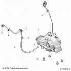 RZR 1000S 60 INCH EPS TRACTOR Drive train, front gearcase mounting - z20ass99c2 ...