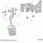 RANGER 1000XP  CREW NSTR UL Brakes, pedal - r20rsy99a9  /  aa  /  ap  /  ax  /...