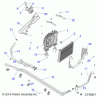 RANGER 1000XP RC CREW Engine, cooling system - r20rsk99aa  /  ax  /  a9 ...