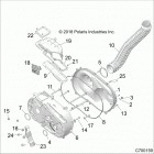 RZR XP TURBO S Drive train, clutch cover and ducting - z20pal92ag...