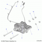 RANGER CREW 1000XP PS TX CA (R21RSF99AK) Drive train, front gearcase mounting - r21rsf99ak ...