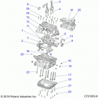 RZR 1000S4 Engine, crankcase and crankshaft - z20a4e99ah  /  ...