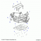 RANGER 1000 EPS HD, EVAP (R21RRH99AC/BC) Chassis, main frame and skid plates - r21rrh99ac  ...
