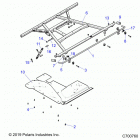 RANGER 1000 CREW FULLSIZE PS FO (R20T6U99AM/AS/BM/BS) Body, box, mounting - r20t6u99am  /  as  /  bm  / ...