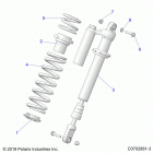 RZR PRO XP Suspension, front shock mounting, standard  /  pre...