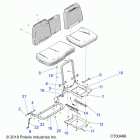 RANGER Body, seat base and slider - r20rrr99a  /  b (c700...