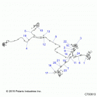 RANGER 1000 FS (R20TA_99A1/A7/B1/B7/A9/AM/AS/AZ/BM/BS/BZ) Brakes, brake lines and master cylinder - r20taa99...