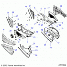 RZR XP TURBO S Body, doors, front - z20pal92ag  /  ap  /  bg  /  ...
