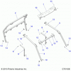 RZR Chassis, cab frame - z20ase99ah  /  lh  /  bh (c70...