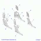 RANGER 1000XP PS CREW NSTR Body, rocker panels - r20rsu99aa  /  ax  /  a9  / ...