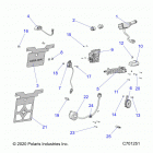 RANGER 902D EU/ISRL TRACTOR Electrical components, and license plate - r20rred...